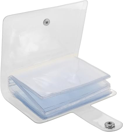 Operitacx Small Photo Album Photo Storage Book for Trading Cards Business Cards Mini Photocard Binder Holder Compact Portable