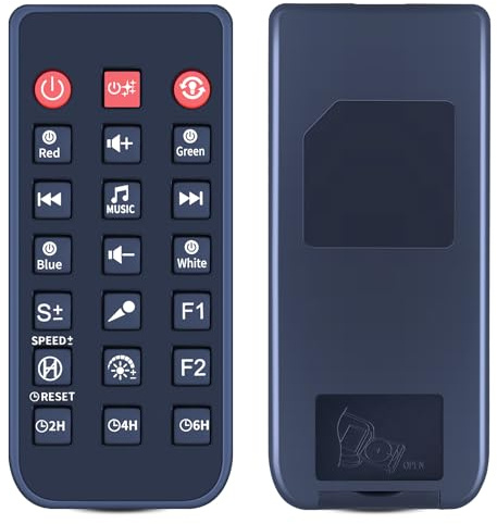 TCNOUMT New Remote Control Replacement for Coolnight PPIKOY Galaxy Star Projector LED Lights