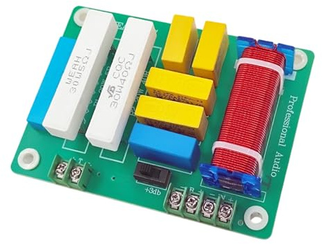 Bbajszx HiFi Frequenzweiche WEAH-247 Frequenzteiler für Enthusiasten mit 400 W Leistungskapazität und Flexibler Anpassung des einstellbaren Frequenzteilers