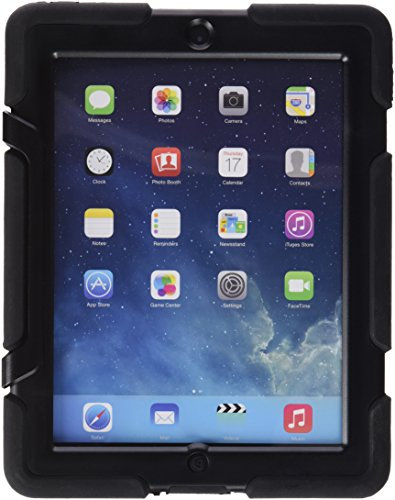 Griffin GB35108 Survivor Military Duty Case with Stand for iPad 2, iPad 3, iPad 4 - Black & Black
