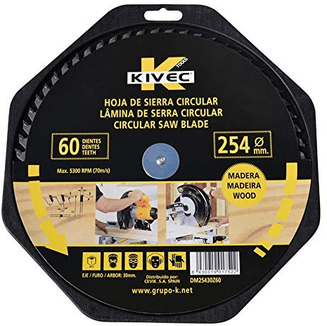 kivec dm25030z42 – Alternativen Widia-Zahn für Holz und Spanplatten 250 x 3,2 x 30 Z = 42
