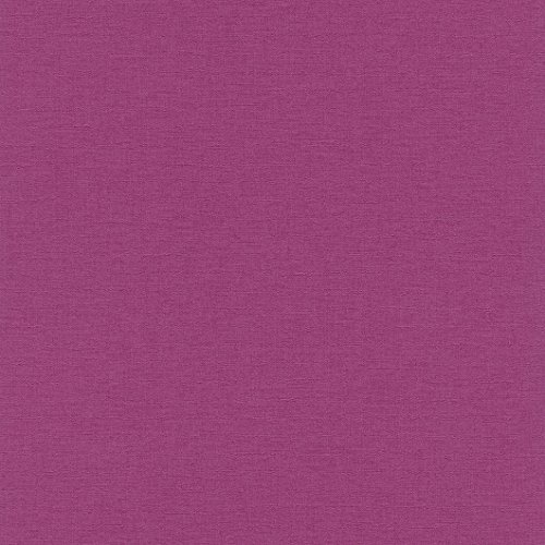 rasch Tapete 448542 aus der Kollektion Florentine II – Einfarbige Vliestapete in kräftigem Pink – 10,05m x 53cm (L x B)