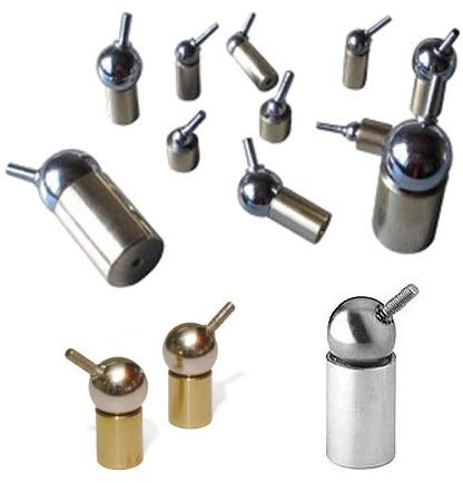 Magnetic ball joint with threaded pin Neodymium Ø 25 mm M5x16 fit tolerance h6 - holds 15 kg - Strong Ball Joint Rare Earth Magnets - Operating temperature: Max. 100 °C