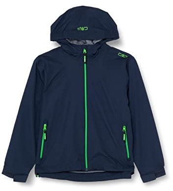 CMP - Kinderjacke mit fester Kapuze, Schwarz Blau, 110