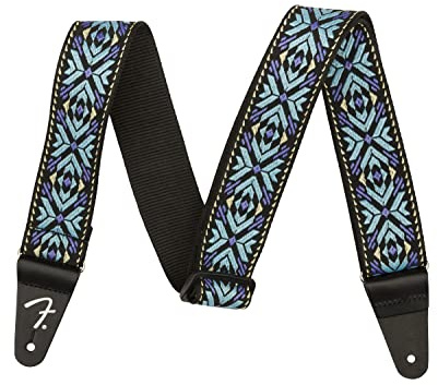 Fender Pasadena - Correa para guitarra (tejido de nieve), color azul