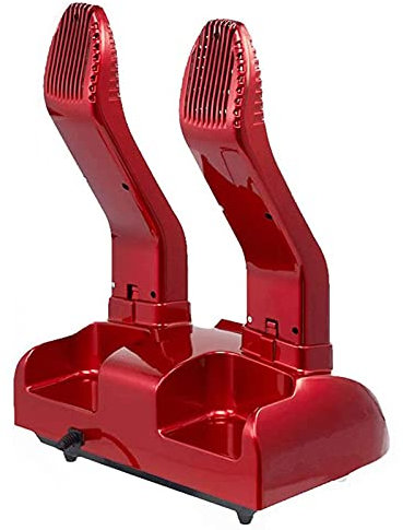 Samnuerly Boots and Shoes Dryer,Household Timing Ozone Electric Boot Dryer Glove Dryer Warmer Fast Dry for Men Women Shoes (Red 29X22.5X41.5CM)