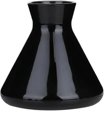 TUPANDY 220ml/7.5oz Empty Refillable Glass Reed Diffuser Bottle Diffuser Jars Aromatherapy Storage Container Fragrance Accessories Use for DIY Replacement Reed Diffuser Sets (Black)