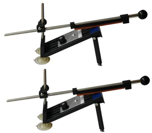 MAGICLULU Ensemble Daffûtage Pour Couteaux De Cuisine Avec Conception À Angle Fixe Et Kit De 4 Pierres À Aiguiser