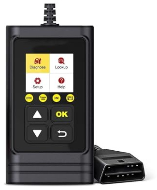 OBD2 Auto Diagnostica Auto OBD2 Scanner Lettore di Codici per Auto Cancella codice Smog Test 10 modalità OBD 2 Funzione Diagnosi automobilistica Strumento Scansione