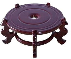 Soporte de Jarrón con Base de Estatua Base De Madera Maciza, Bandeja De Flores, Soporte For Flores, Adornos For Macetas, Superficie De Pecera, Balcón, Suelo, Interior Pedestal de Bonsái con Base de Ex