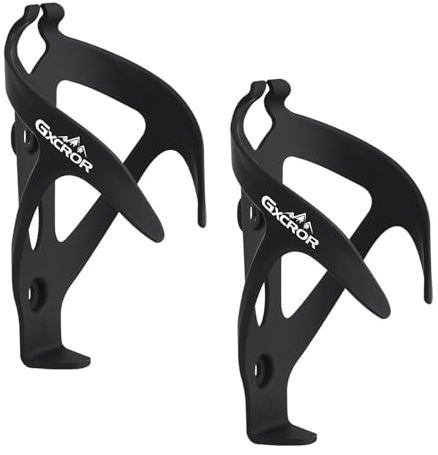 GXCROR Bike Water Bottle Holder, Durable Non-Slip Lightweight Universal Bicycle Bottle Cage for Mountain/Road Cycling Accessories