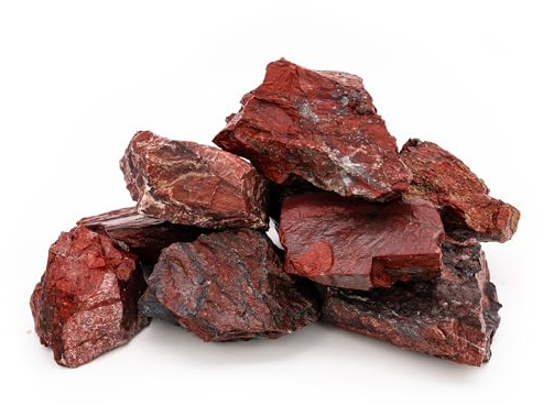 Sauflex Saunasteine Roter Jaspis 15 kg – Gebrochen, 5–10 cm | Hohe Wärmespeicherung, Energetisch & Dekorativ | Für Elektro- & Holz-Saunaöfen