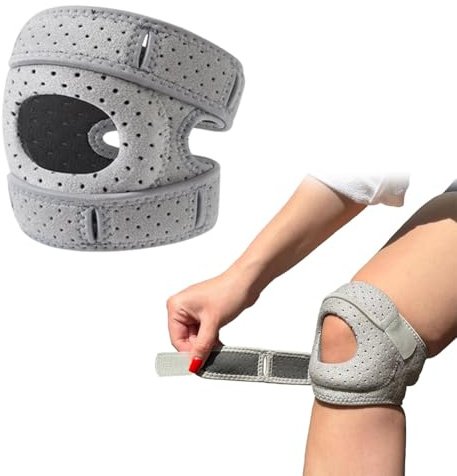 UYVPAER Patella Genouillère Orthopédique Pour Homme Et Femme - Genouillère Réglable - Stabilisation Du Genou - Protection Du Genou - Orthopédique - Pour Déchirure Du Ménisque