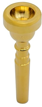 VANZACK Elegantes Trompetenmundstück aus Kupfer in Gold Dekorativ und Praktisch für Outdoor Abende und Geburtstagsfeiern als Instrumentenzubehör