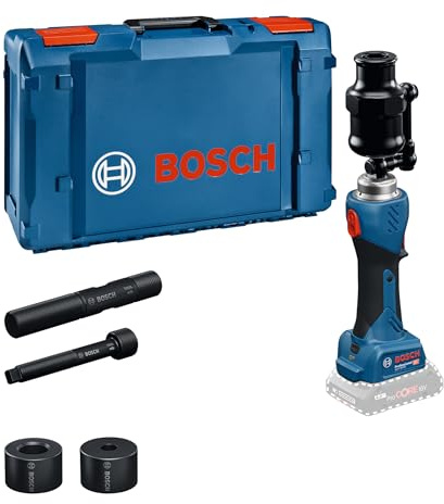 Bosch Professional 18V System Akku-Hydraulik-Stanzwerkzeug GLH 18V-60 (inkl. 2x Zugbolzen, 2x Distanzscheibe, Fetttube, XL-BOXX)
