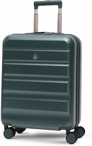 Aerolite Erweiterbar 55x40x20cm auf 55x40x23 cm Lufthansa Eurowings Condor Wizz Air Priorität und mehr Maximale Größe, Leichtes Hartschale Handgepäck Koffer 55x40x20 55x40x23 mit 4 Rädern