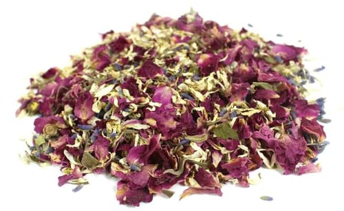 VIXDA 1 à 20 Paquets de pétales de Roses séchées pour Mariage, confettis de pétales de Roses naturels biodégradables, décoration de Mariage et de fête