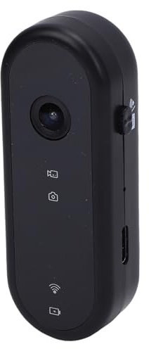 Yanmis Caméra d'action HD 1080P, Caméra de Sport Portable avec Visualisation en Temps Réel WiFi, Batterie 600 MAh pour Les Voyages, Le Cyclisme, Les Aventures en Plein Air