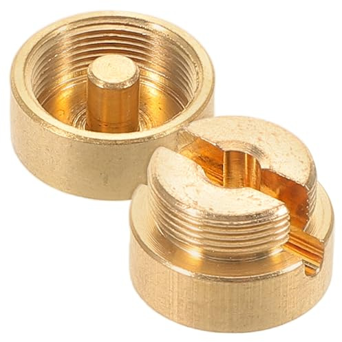 ULDIGI Sordina per Violoncello in Ottone Tono Lupo, Riduttore di Rumore Cilindrico, Silenziatore per Corde Basse, Accessorio per Violoncellisti, Facile da Installare senza Attrezzi,