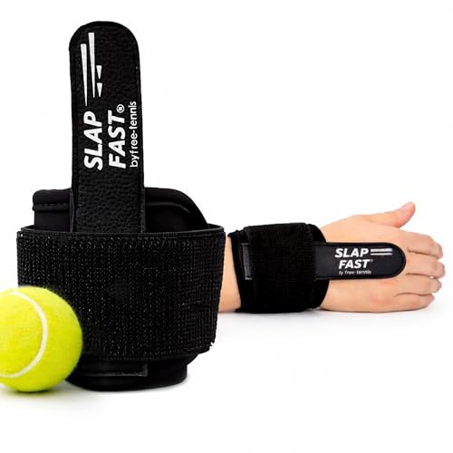FREE TENNIS Slap Fast – Outil Pédagogique Tennis pour Fouetté, Relâchement du Poignet, Service et Timing, Équipement d'entraînement de Tennis