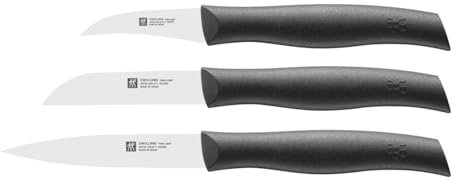 Zwilling 38737000 Twin Grip Messerset, 3-tlg., Friodur Klinge, Griff: Kunstoff, schwarz, 350 x 105 x 15 mm, 1 - Pack