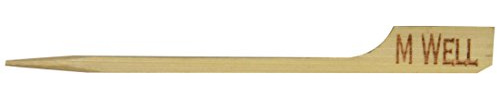 PackNWood 210BBMEDWELL9 Steak Markers Cooked Labels - Medium Well - 3.5 - 1000 per case