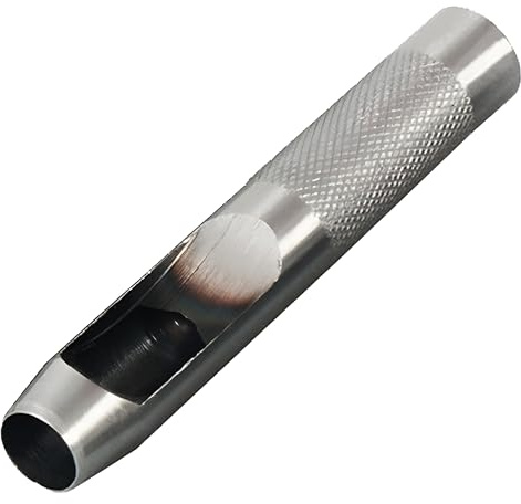 Weddecor Locheisen-Set für Lederwaren, Metallbleche, Schnittwerkzeug, stahl, 19 mm