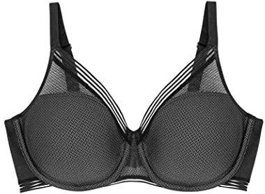 Triumph Womens Infinite Sensation W01 Minimizer Bra, Black, 34F UK