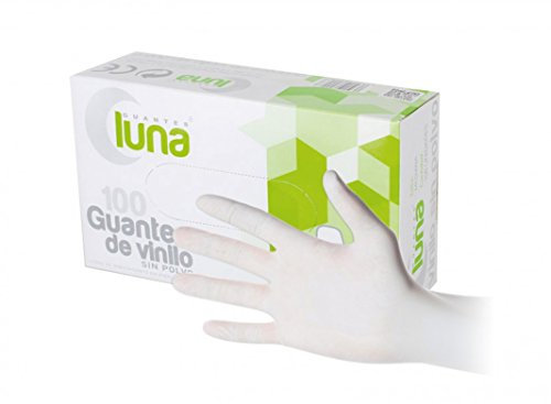 Guantes Luna Guanti in vinile senza polvere, multicolore, taglia unica