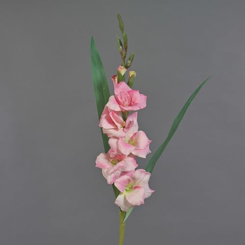 artplants.de Künstliche Blume Gladiole ELEA, rosa, 85cm, Ø 3-10cm