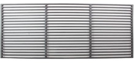 TRUTZHOLM großeses BBQ Grillrost Gusseisen 67 x 40 cm massiv Rost Grillgitter Gussrost emalliert Grillplatte rechteckig, perfekt für Gasgrill, Holzkohlegrill und BBQ