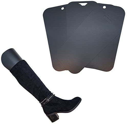 DELFA BOOTS UP Schaftformer Stiefelformer Form Einsätze Set für 3 Paar 50 cm Overknee Schwarz