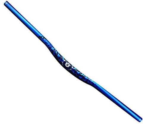 HIMALO Mountainbike Riser Lenker 31,8mm MTB Lenker 780mm 800mm Aluminiumlegierung Extra Lange Stangen DH/XC/AM (Color : Blauw, Size : 800mm)