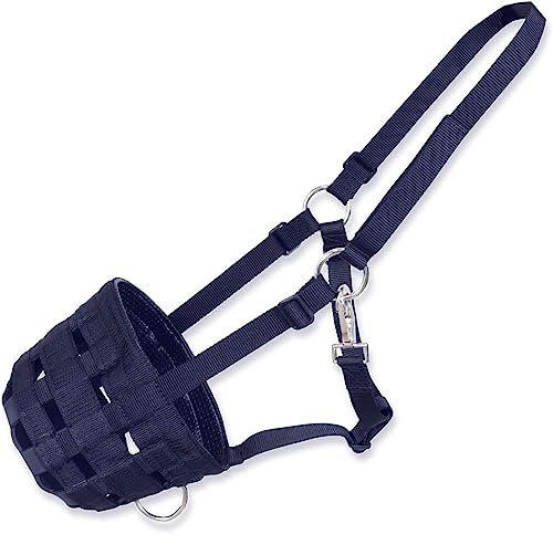 Musara Nylon Kunststoff Horses-003 – BLU-206 – Pony, maximaler Komfort und Kontrolle, Anpassung der Fütterung, für das Wohlbefinden Ihres Pferdes