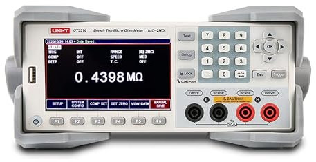 UNI-T UNI-TREND UT3513 UT3516 Micro Ohm Meter digital DC resistance tester 1u-2M ohm Milliohmmeter Ohmmeter Micro resistance test(UT3513)