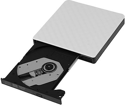 Gatuida External Optical Drive Usb Dvd Drive Cd Dvd Burner Rewriter Player Compatible Laptops Desktops Tvs