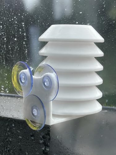 Smart outdoor temperature & humidity sensor Zigbee - easy fit with suction cups