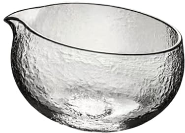 Baoblaze verre martelé Matcha transparent à thé japonais tasse de thé martelé à la main outil de thé à la main pour un cadeau d'amant d'amis débutants, Style C
