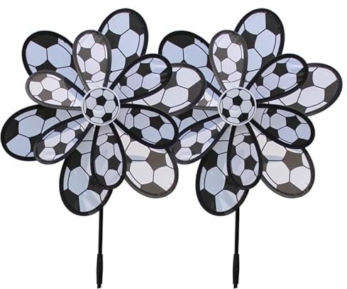 ifundom 2pcs Windmill Party Garden Decor Windmills Wind Mill Spiral Wind Windmill Decor for Decoration Soccer Windmill Party Pinwheel Stripe