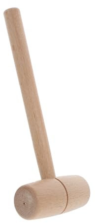 Mipcase Wooden Beech Hammer Small Carving Mallet Wood Handle Hammer for Woodworkers Crafting DIY Projects