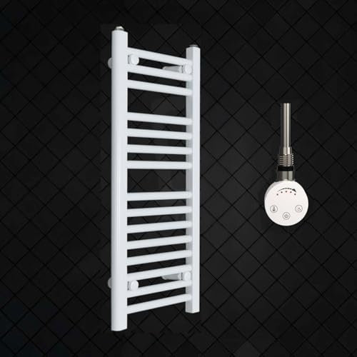 Radiador Toallero Eléctrico Blanco 40x80 cm con Termostato 150 W