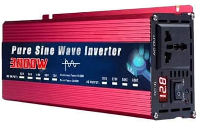Onda Sinusoidale Convertitore Tensione Alimentazione Portatile CC A CA 12V 220V 24V 110V 2000W 3000W 4000W 5000W Inverter Solare Inverter A Onda Sinusoidale Pura Convertitore Corrente(12V,220V 50HZ_30