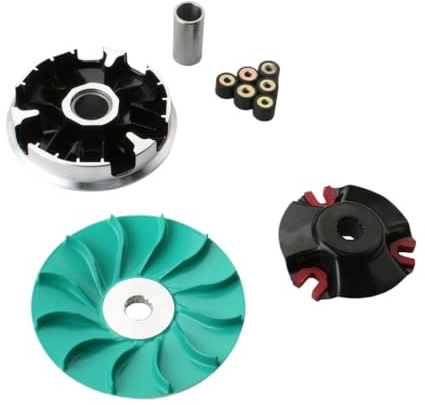 Kit de variateur avec des poids à rouleaux 10 g compatibles avec 100cc 4vp 2 temps comme MBK Booster 100 et Ovetto 100cc