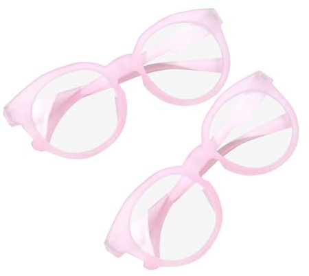 Healvian 2 Pièces Lecteurs De Blocage De Lumière Bleue Les Lunettes Pour Enfants Lunettes D'ordinateur De Bureau Pour Hommes Lecteurs D'inputer Light Blocking Lunes Pc Pink