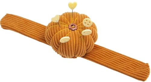 Youding Handgelenknähen, Tragbares Armnadelkissen Nadelkissen | Tragbarer Nadelkissen-Organizer Aus Kürbis-Cord Mit Elastischem Band | Nähen, Quilten, Sticken, DIY