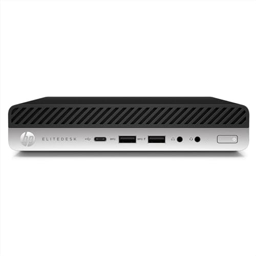 HP Elitedesk Mini PC DM Intel Core i5 6th, 8gb Ram, 256gb Ssd, Wifi Usb, Windows 11 Pro Preinstallato + Libre Office (Ricondizionato)