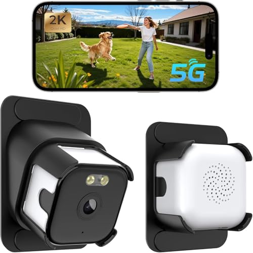Aqash Window Security Camera 2 Pack 3MP 2K - 5GHz WiFi Wired Safeview Window Camera with Night Vision for Looking Outside Indoor, 24/7 Recording Motion Detection ChroMax AI Color Support