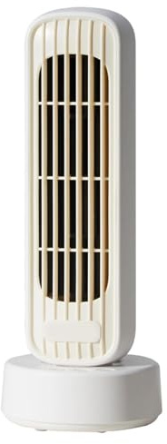 Ventilatore Da Scrivania A Torre Senza Pale, Ventilatore Portatile Silenzioso A Batteria Ricaricabile Con 3 Velocità E Oscillazione Automatica Di 30°/60°, Ventilatore Mini Oscillante Type-c Per Casa