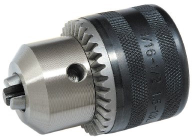 wolfcraft Zahnkranz-Bohrfutter „Economy line“, schlagbohrfest I 2645000 I Zum einfachen Spannen und Lösen von Bohrmaschinenzubehör I 13 (1/2) - 20