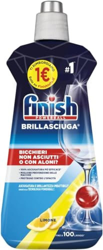 Finish Brillantante, Additivo Lavastoviglie, 1 Prodotto da 500 ml, Limone